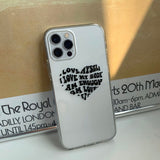 ナルシシズムハートアイフォンケース/Narcissism Heart Phone Case (Black)