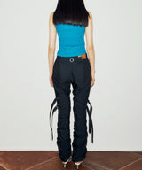 LOGO SLEEVELESS TOP (BLUE)