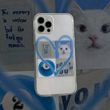 メモリーフォンケース / Blue Memory Phone Case