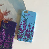 ラベンダーアンダークラウド iPhoneケース/Lavender Under Clouds (iPhone) Matt Hard Case