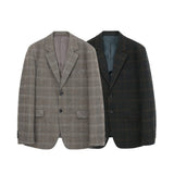 Vichy check pattern blazer