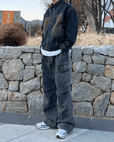 Stae cargo denim pants