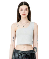CUPID UNBALANCE CROP SLEEVELESS TOP (6589980999798)