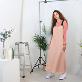 Aria dot dress (pink) (6657242988662)