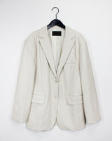 エンボレザージャケット/Embo Leather Jacket (2color)