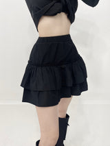 1020. Rosen span cancan mini sk (2color)