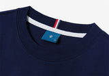 シグネイチャーバックレタリングフレンチショートスリーブTシャツT65/Signature Back Lettering French Short Sleeve T65 Navy