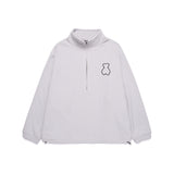 AQO BEAR FLEECE HALF ZIP-UP GREY (4564986888310)