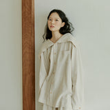 マフラーシャツ / unisex muffler shirts beige