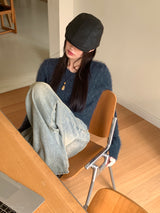 アーチャーピンタックバルーンワイドデニムパンツ