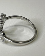 クローバーツーラインリング / clover two line ring (925silver)