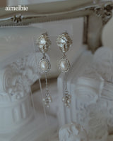 アフロディーテシリーズ - エレガントパールドロップスピアス / Aphrodite Series - Elegant Pearl Drops Piercing