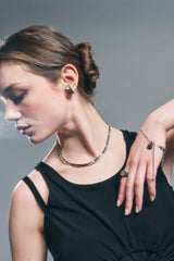 NO.323 [BLACK] GEOMETRY STAR RING