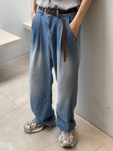 Youth two tuck denim pants