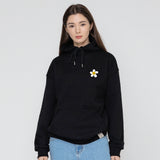 [UNISEX] スモールテープフラワードットスマイルパーカー