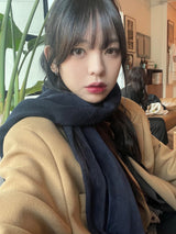 Rio three-button classic long coat