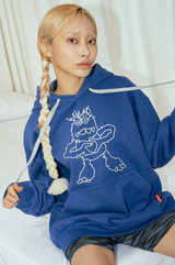 モンスターフーディ / monster hoodie_blue