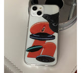 ブラックユーフォ―iPhoneケース
