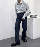 ピンタック ワイド スラックス / SK Pintuck Wide Slacks (3 colors)