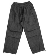 No.0322 black denim parachute string PT