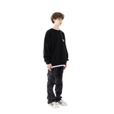 リストリクテッドエリアスウェットシャツ / RESTRICTED AREA SWEAT SHIRTS MSHCR002-BK