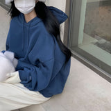 [BELLIDE MADE] Hug napping boxy loose fit hoodie