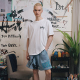 STICKER LOGO T-SHIRT [WHITE]
