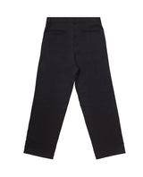 Belted wide slacks - Black (4622119960694)