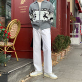LMN Labo Semi-wide White Jeans (White)