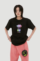 HTT Signature Bear Tee_Black (6699085234294)
