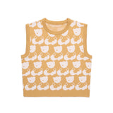 ベアニットベスト / AQO BEAR KNIT VEST (4564989083766)