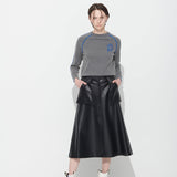 HANNAH POCKET SKIRT, BLACK (6627125919862)