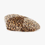 CALF SKIN BERET (2COLORS) (6554714177654)