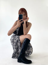 (L/S Collection)  Black Swan Dress