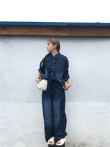 ディープオーシャンデニムセットアップパンツ