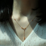 Y PEARL 14K GOLDFILLED NECKLACE (6681233490038)