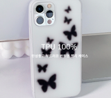 ブラーピンクバタフライフォーンケース / Blur pink Butterfly Phone Case