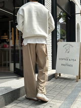ロイドダブルサイドマルチファンクションオーバーサイズフィットスウェットシャツ / Lloyd's double sided multifunctional oversized fit sweatshirt (12 colors)