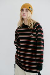 オールドストライプロングスリーブ / BSR2223FWPO029 OLD STRIPE LONG SLEEVE BLACK