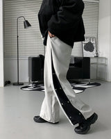 124 FW Side Snap String Pants