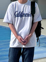 カリフォルニアプリントルーズフィット半袖Tシャツ