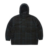 ワイドフーディージャケット/BSR2223FWJK050 WIDE HOODED JACKET CHECK