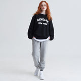 Revolve Applique Sweatshirt Black (6540207620214)