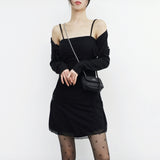 Luhi Bolero + Shirring Dress Set