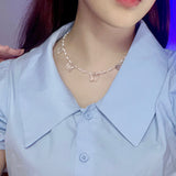 Butterfly beads necklace