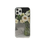 スプリングフラワーAアイフォンケース(ジェリーハード)/[jellhard case]  spring flowers A