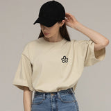 スモールスプレーフラワーショートスリーブTシャツ /  Small Spray Flower Smile Short Sleeve T-shirt