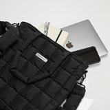 SGS NOIR PUFFER TOTE BAG
