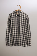 オンブルポケットシャツジャケット / OMBRE POCKET SHIRKET(SHIRTS JACKET)-MARS BLACK