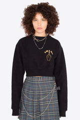 クルーネッククロップトップ / Crew neck crop top (2623892258934)
